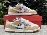 Authentic Nike Dunk Low White/Brown