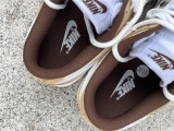Authentic Nike Dunk Low White/Brown