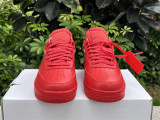 Authentic Off-White x Nike Air Force 1 Red