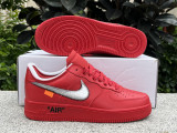 Authentic Off-White x Nike Air Force 1 Red