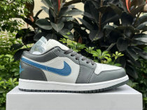 Authentic Air Jordan 1 Low Anthracite/Industrial Blue