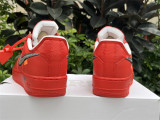 Authentic Off-White x Nike Air Force 1 Red