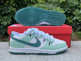 Authentic Nike SB Dunk Low Mint Green/White