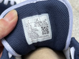 Authentic Air Jordan 1 Low Midnight Navy/Grey/White
