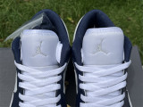 Authentic Air Jordan 1 Low Midnight Navy/Grey/White