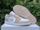 Authentic Air Jordan 1 Low GS White/Light Bone