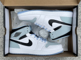 Authentic Air Jordan 1 Mid “Ice Blue”