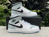 Authentic Air Jordan 1 Mid “Ice Blue”