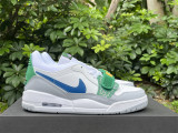 Authentic Air Jordan Legacy 312 Low Vert/White/Grey