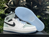 Authentic Air Jordan 1 Mid “Ice Blue”