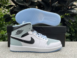 Authentic Air Jordan 1 Mid “Ice Blue”
