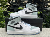 Authentic Air Jordan 1 Mid “Ice Blue”