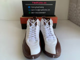 Authentic SoleFly x Air Jordan 12 White/Baroque Brown