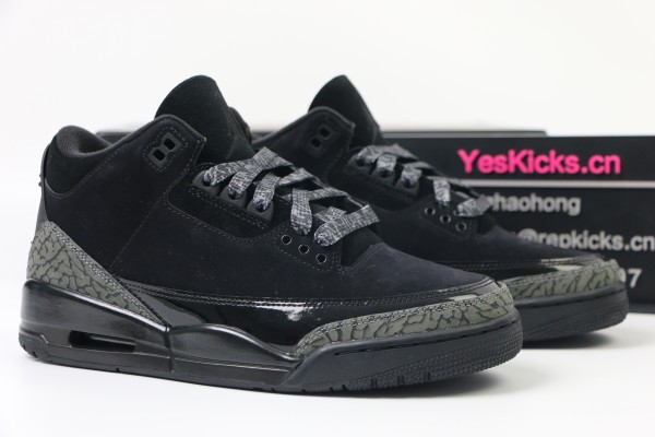 Authentic Air Jordan 3 Black