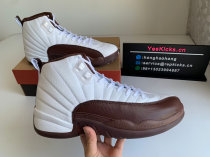 Authentic SoleFly x Air Jordan 12 White/Baroque Brown