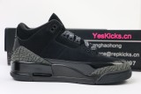 Authentic Air Jordan 3 Black