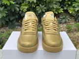 Perfect Off-White x Nike Air Force 1 Gold/Silver