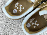 Perfect Off-White x Nike Air Force 1 Gold/Silver