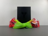Authentic Nike Kobe 6 Protro Red/Black/Electric Green