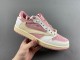 Authentic Travis Scott x Air Jordan 1 Low Sail/Shy Pink-Muslin