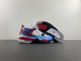 Authentic Air Jordan 4 GS Blue/White/Red