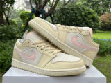 Authentic Air Jordan 1 Low Pink/Sail