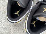 Authentic Air Jordan 1 Low “Gold Swoosh”