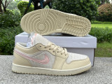 Authentic Air Jordan 1 Low Pink/Sail