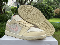 Authentic Air Jordan 1 Low Pink/Sail