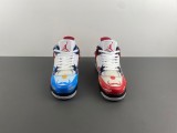 Authentic Air Jordan 4 GS Blue/White/Red
