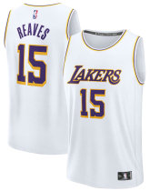 Men's Los Angeles Lakers Austin Reaves Fanatics White Fast Break Replica Player Jersey - Association Edition Men's Los Angeles Lakers Austin Reaves Fanatics White Fast Break Replica Player Jersey - Association Edition