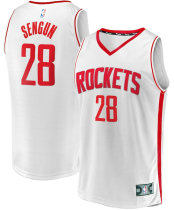 Men's Houston Rockets Alperen Sengun Fanatics White Fast Break Replica Player Jersey - Association Edition Men's Houston Rockets Alperen Sengun Fanatics White Fast Break Replica Player Jersey - Association Edition