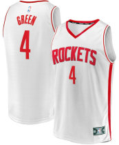 Men's Houston Rockets Jalen Green Fanatics White Fast Break Replica Player Jersey - Association Edition Men's Houston Rockets Jalen Green Fanatics White Fast Break Replica Player Jersey - Association Edition