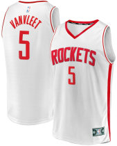 Men's Houston Rockets Fred VanVleet Fanatics White Fast Break Replica Player Jersey - Association Edition Men's Houston Rockets Fred VanVleet Fanatics White Fast Break Replica Player Jersey - Association Edition
