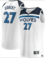 Men's Minnesota Timberwolves Rudy Gobert Fanatics White Fast Break Replica Player Jersey - Association Edition