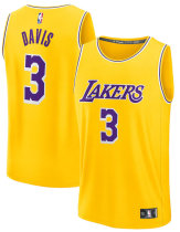 Men's Los Angeles Lakers Anthony Davis Fanatics Gold Fast Break Replica Jersey - Icon Edition Men's Los Angeles Lakers Anthony Davis Fanatics Gold Fast Break Replica Jersey - Icon Edition