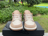 Authentic Air Jordan 1 Low Tan/Brown/Sail