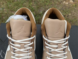 Authentic Air Jordan 1 Low Tan/Brown/Sail