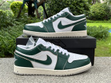 Authentic Air Jordan 1 Low “Oxidized Green”