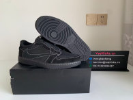 Authentic Travis Scott x Air Jordan 1 Low Black/Phantom
