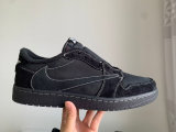 Authentic Travis Scott x Air Jordan 1 Low Black/Phantom