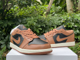 Authentic Air Jordan 1 Low “Archaeo Brown”