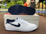 Authentic Air Jordan 1 Low WMNS White/Black