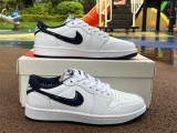 Authentic Air Jordan 1 Low WMNS White/Black