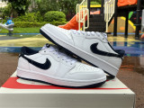 Authentic Air Jordan 1 Low WMNS White/Black