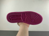 Authentic Air Jordan 1 Low GS Fierce Pink/White