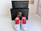 Authentic CLOT x Air Jordan 5 Low GS “White Silk”