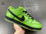 Authentic The Powerpuff Girls x Nike SB Dunk Low Green