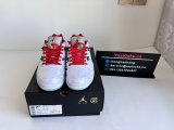 Authentic CLOT x Air Jordan 5 Low GS “White Silk”