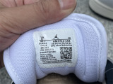 Authentic Air Jordan 1 Low White/Navy